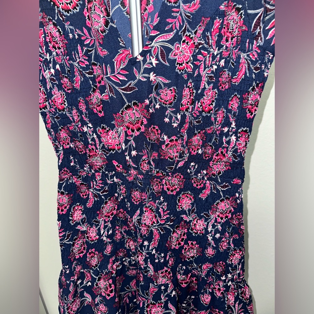Sugar Lips Aurora Floral Smocked Ruffle Mini Dress - Picture 3 of 5